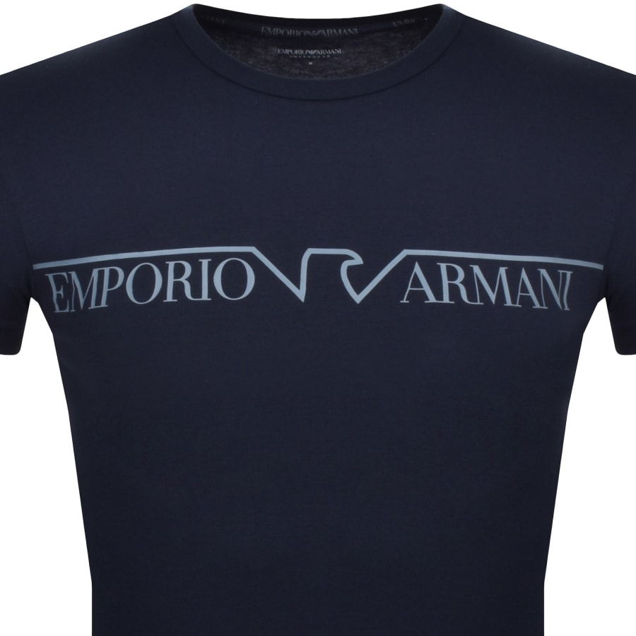 Navy blue armani t shirt clearance